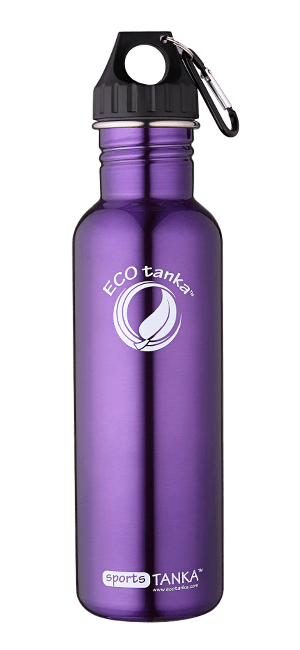 ECOtanka sportstanka with poly loop lid Purple