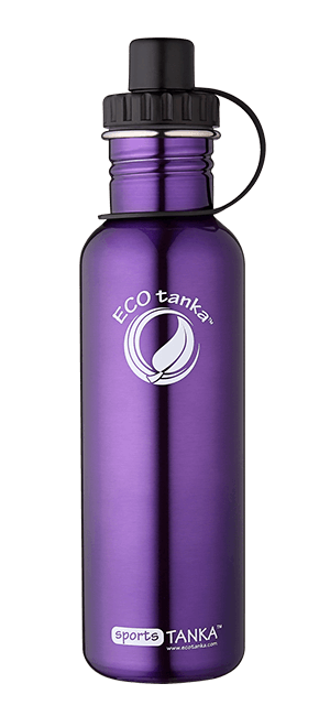 ECOtanka sportstanka with sports lid Purple
