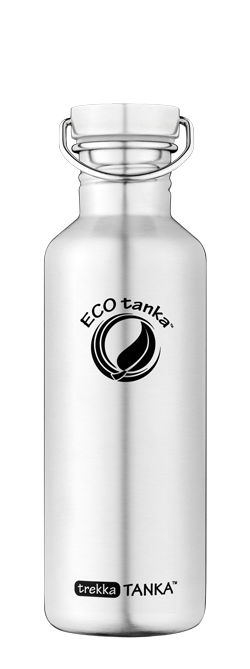 ECOtanka trekkaTANKA 800ml stainless steel bottle ECOtanka trekkatanka with poly loop lid