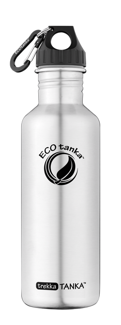 ECOtanka trekkaTANKA 800ml stainless steel bottle ECOtanka trekkatanka with poly loop lid