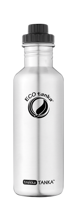 ECOtanka trekkaTANKA 800ml stainless steel bottle ECOtanka trekkatanka with screwtop lid