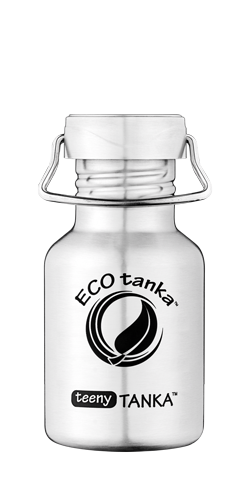 teenytanka with stainless steel classic lid ECOtanka teenyTANKA 350ml stainless steel bottle