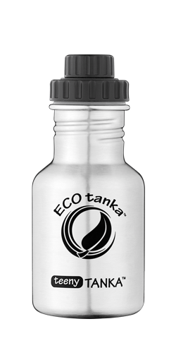 teenytanka with screwtop lid ECOtanka teenyTANKA 350ml stainless steel bottle