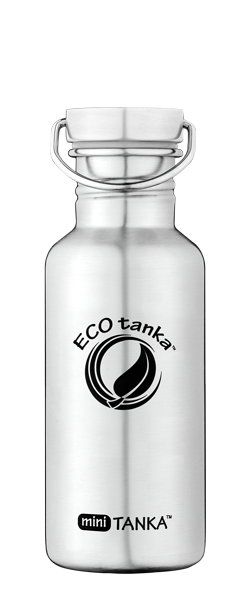 ECOtanka miniTANKA 600ml stainless steel bottle ECOtanka minitanka with poly loop lid