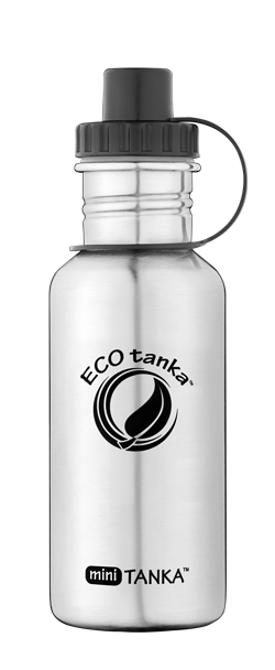 ECOtanka miniTANKA 600ml stainless steel bottle ECOtanka minitanka with sports lid