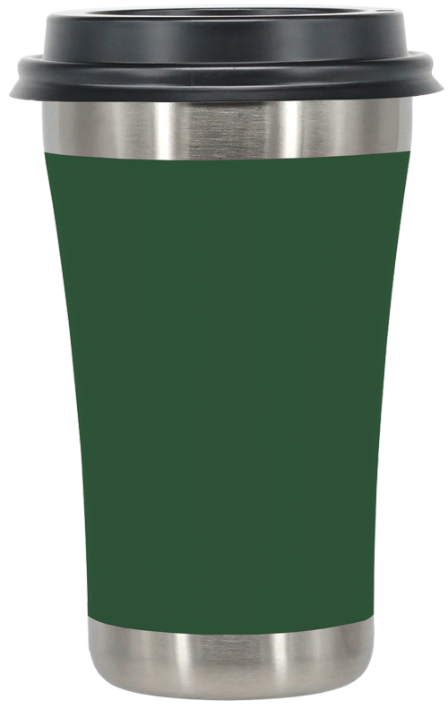 Stainless Steel cup with single use plastic lid ECOtanka Stainless Steel Coffee Cup