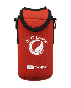 ECOtanka mini 600ml kooler cover Red front