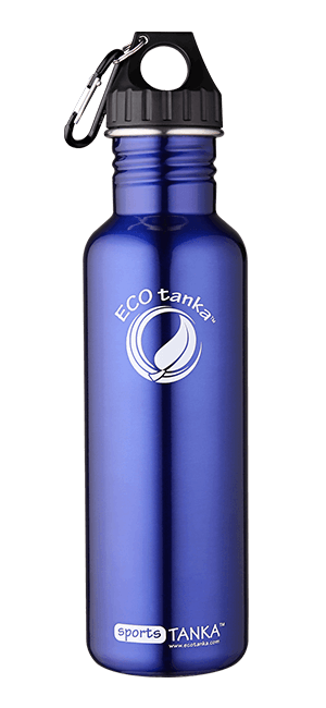 ECOtanka sportstanka with poly loop lid Blue