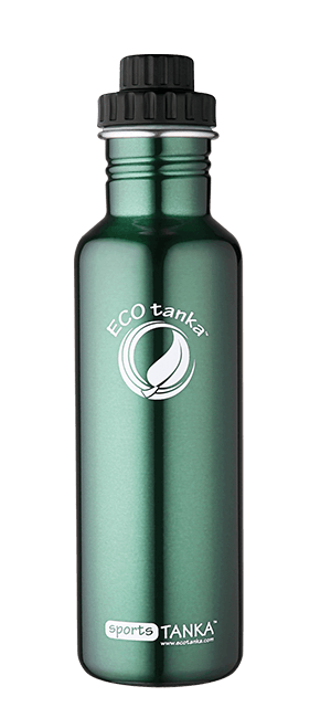 ECOtanka sportstanka with screwtop lid Green