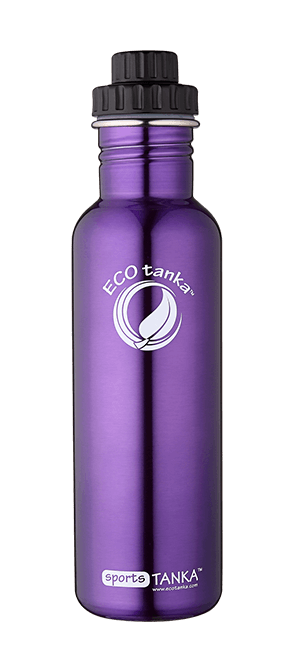 ECOtanka sportstanka with screwtop lid Purple