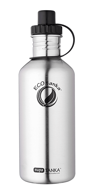 ECOtanka supaTANKA 800ml stainless steel bottle ECOtanka supatanka with sports lid