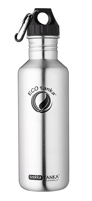 ECOtanka trekkaTANKA 800ml stainless steel bottle ECOtanka trekkatanka with poly loop lid